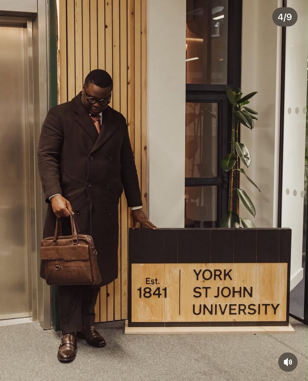 Prince Fuhad Oloto at York St John University London