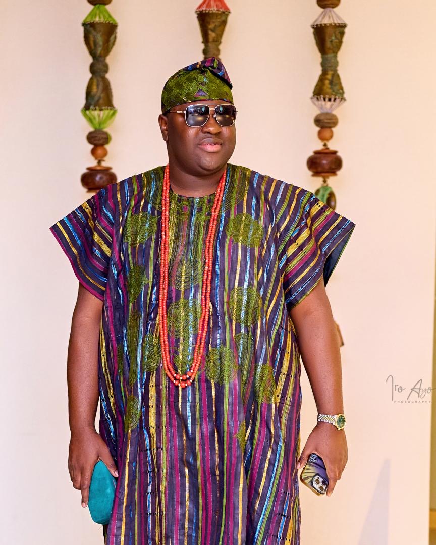 Prince Fuhad Oloto in traditional attire